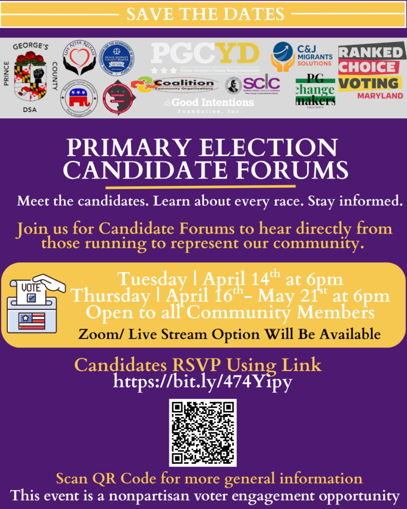 Primary Election Candidate Forums
