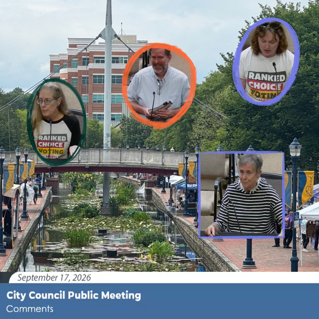 Frederick residents testify at 9/17/26 City Council Meeting